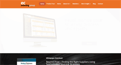 Desktop Screenshot of ecsourcinggroup.com